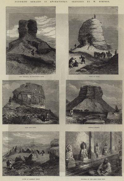 Buddhist Remains in Afghanistan by William Crimea Simpson